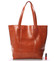 Luxusní dámská kožená kabelka přes rameno hnědá - LEESUN Mattia