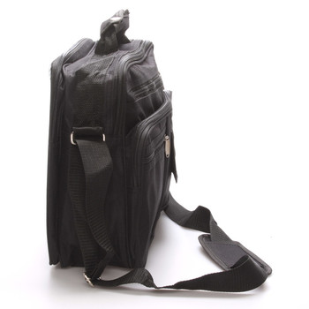Pánská látková taška přes rameno černá - Sanchez Garen