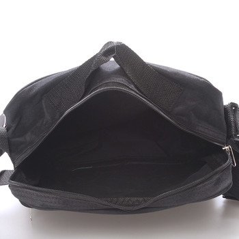Pánská látková taška přes rameno černá - Sanchez ViMax