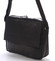 Velká luxusní pánská kožená taška černá - Sendi Design Nethard