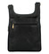 Moderní pánská kožená taška přes rameno černá - SendiDesign Leverett