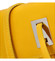 Dámská kožená crossbody kabelka žlutá - ItalY Porta