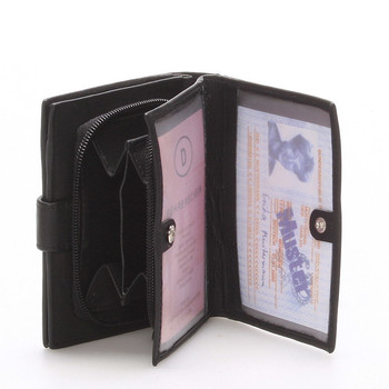 Kožená peněženka černá - Delami 101