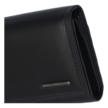 Dámská kožená peněženka modro černá - Bellugio Sofia New
