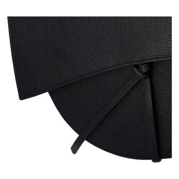 Dámská luxusní kožená kabelka černá - ItalY Mephia