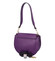 Dámská kožená kabelka přes rameno fialová - ItalY Amanda