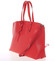 Červená kožená kabelka do ruky ItalY Jordana