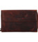 Dámská kožená peněženka hnědá - Tomas Menmaiya