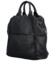 Dámský kožený batoh kabelka černý - Delami Norzeus