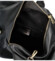 Dámský kožený batoh kabelka černý - Delami Norzeus