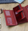 Dámská kožená peněženka červená - Gregorio Nicolleta