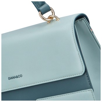 Dámská kabelka do ruky světle modrá - DIANA & CO Perforny