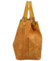 Dámská kožená kabelka tmavě žlutá - Delami Minestra