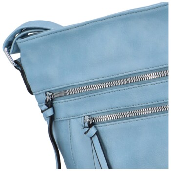 Dámská crossbody kabelka džínově modrá - Paolo bags Xanthe