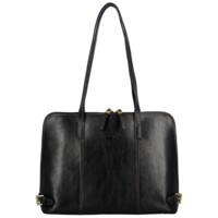 Dámská kožená kabelka černá - Katana Rupert