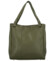 Dámská kožená kabelka přes rameno tmavě zelená - ItalY Neprolis