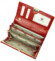 Dámská kožená peněženka červená - Gregorio Raffici