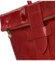 Dámský kožený batoh červený - Delami Vera Pelle Sarava
