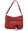 Dámská kožená kabelka přes rameno červená - Katana Lavana