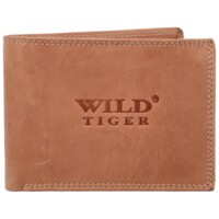 Pánská kožená peněženka světle hnědá - Wild Tiger Leonard