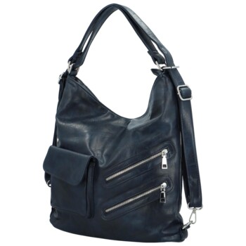 Dámský kabelko/batoh tmavě modrý - Romina & Co Bags Marjorine