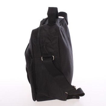 Pánská látková taška přes rameno černá - Sanchez Saturn