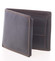 Kvalitní pánská kožená černá volná peněženka - SendiDesign Sabastian