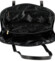 Dámská kožená kabelka přes rameno černá - Hexagona Billie