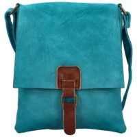 Dámská crossbody kabelka tyrkysová - Paolo bags Siwon