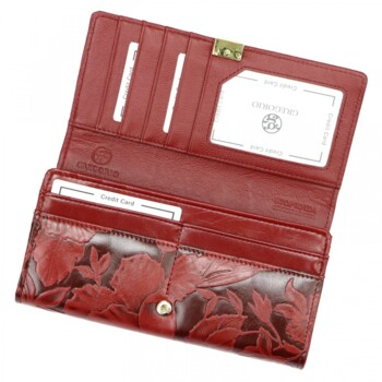 Dámská kožená peněženka červená - Gregorio Leriana