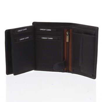 Pánská kožená peněženka černá - SendiDesign Parah