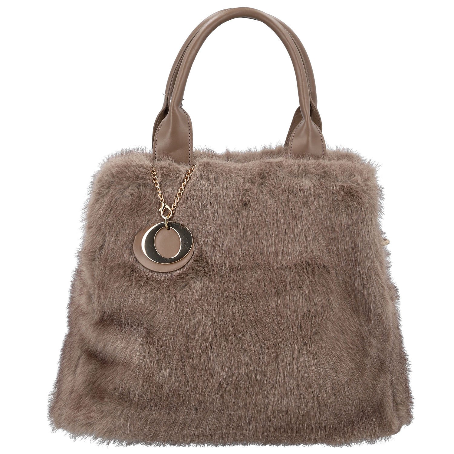 Dámská kabelka do ruky hnědo/šedá - Firenze Zita