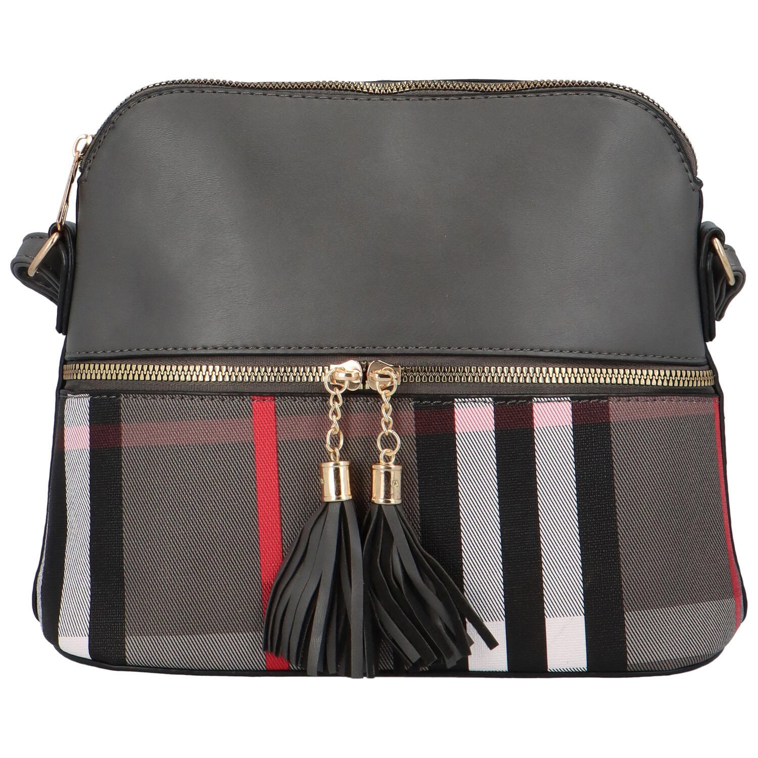 Dámská crossbody kabelka šedá - MaxFly Alizza