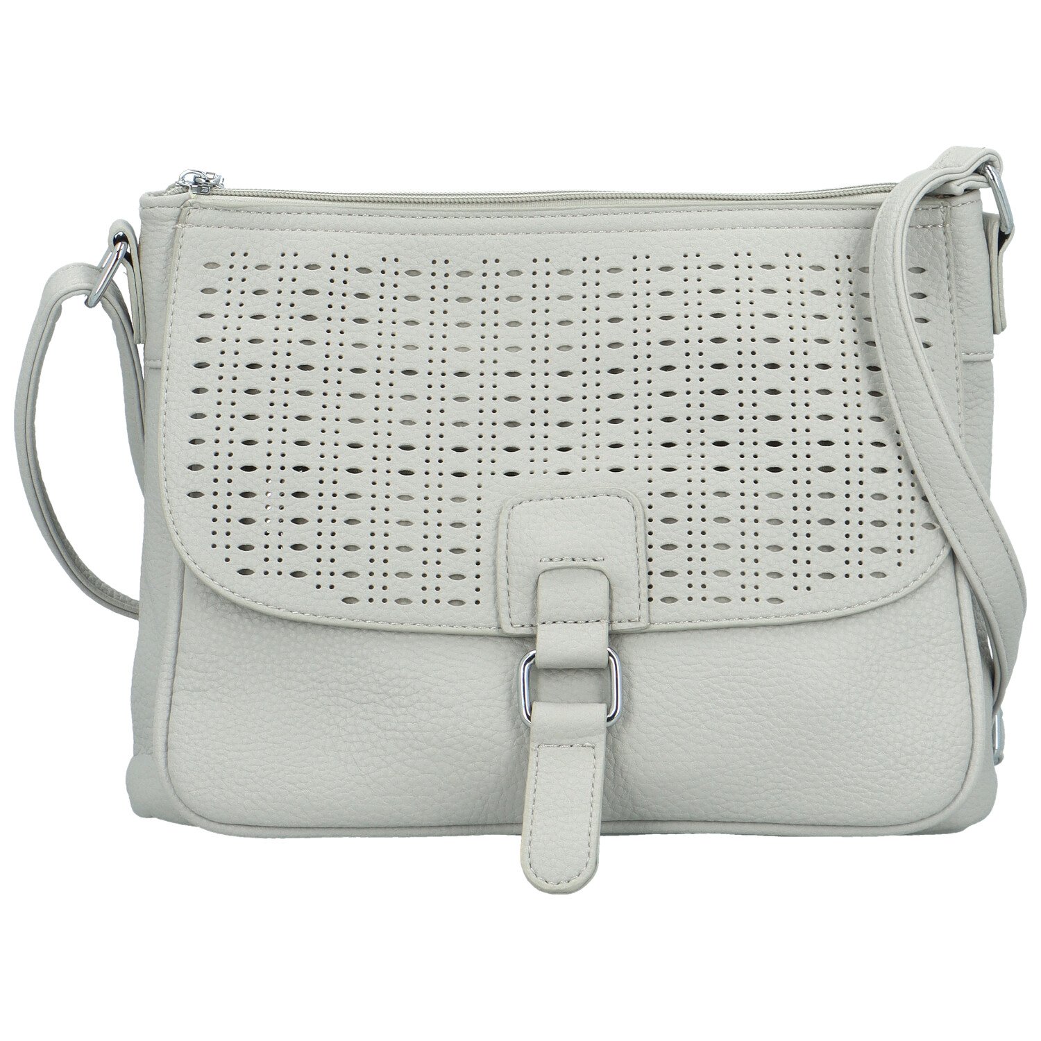 Dámská crossbody kabelka světle šedá - Herisson Shane