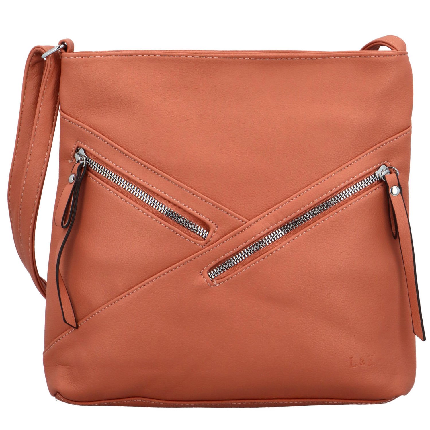 Dámská crossbody kabelka oranžová - Firenze Licita