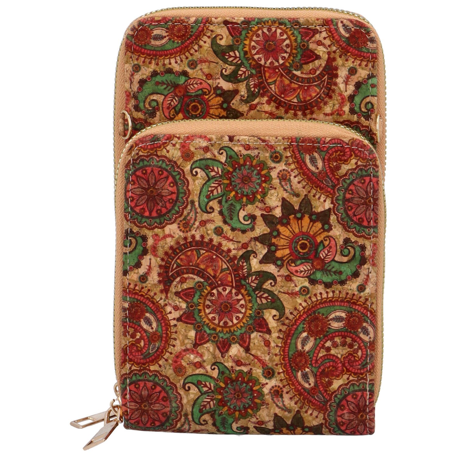 Dámské crossbody pouzdro červeno zelené - Firenze Veromi