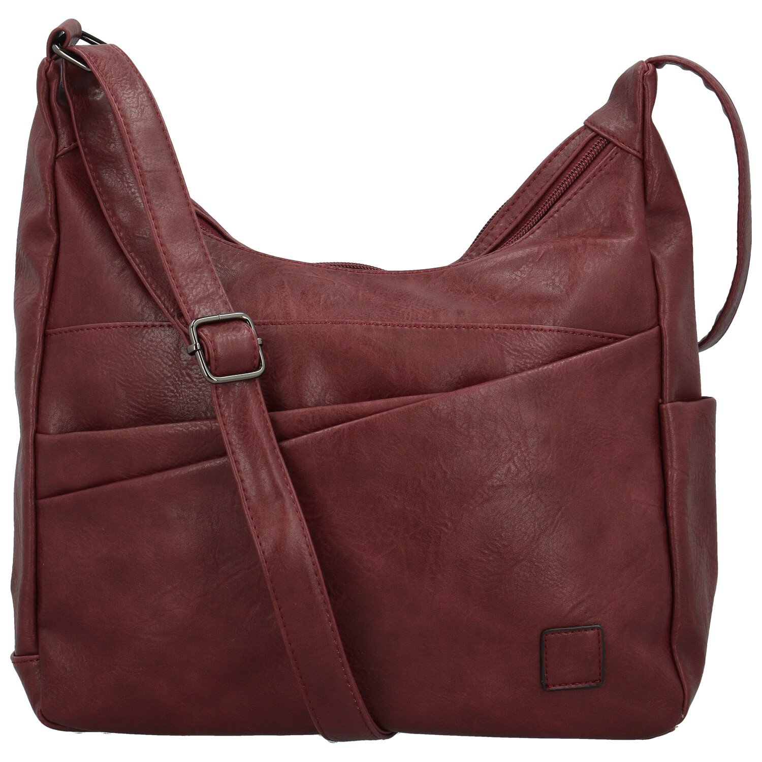 Dámská crossbody kabelka vínová - Firenze Ricco