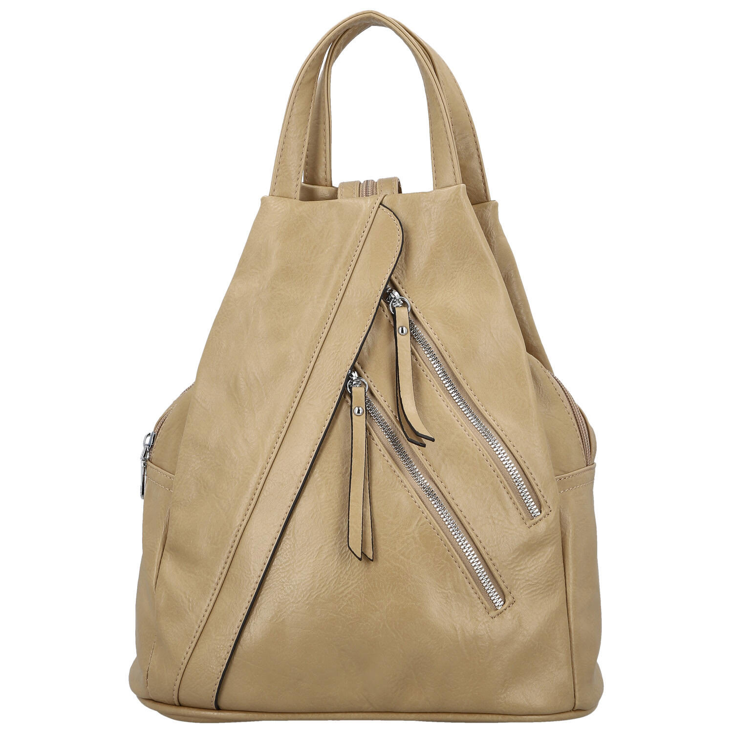 Dámský městský batoh pískově hnědý - Firenze Makial