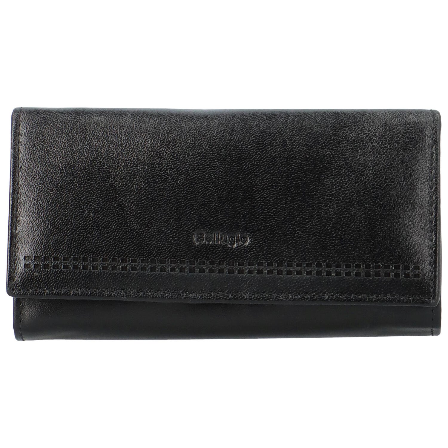 Dámská kožená peněženka černá - Bellugio Brenda