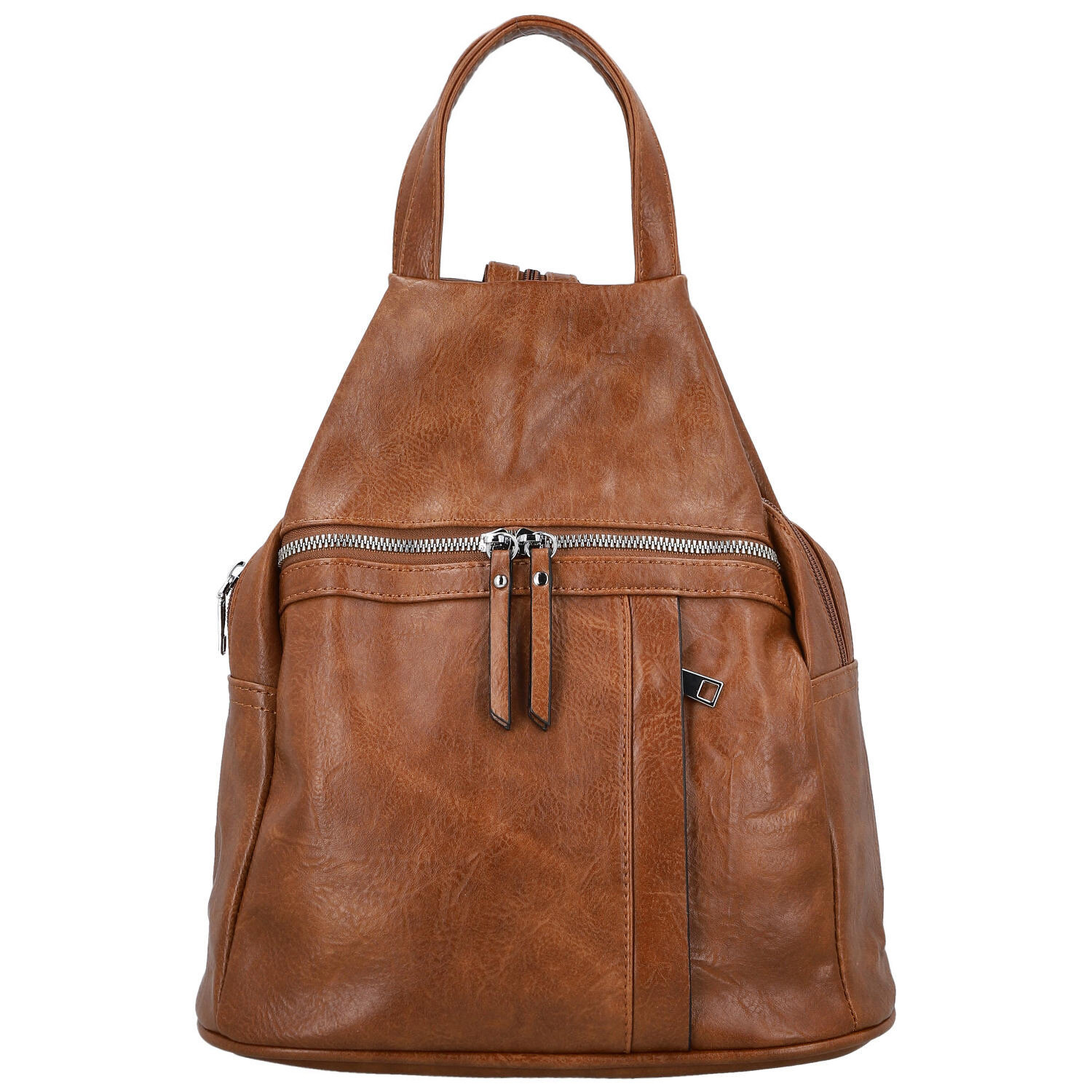 Dámský městský batoh hnědý - Firenze Viva
