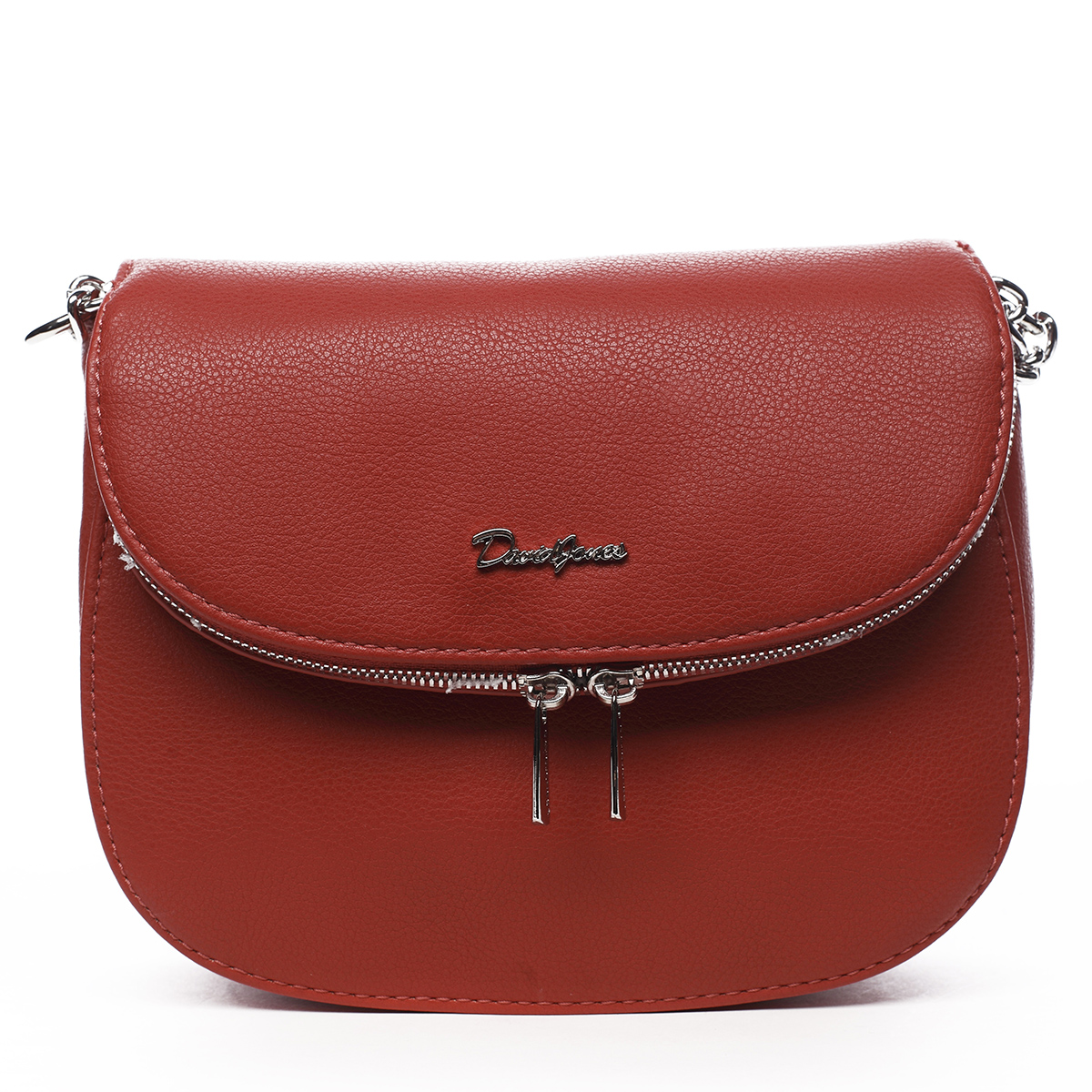 Dámská crossbody kabelka červená - David Jones Katarina