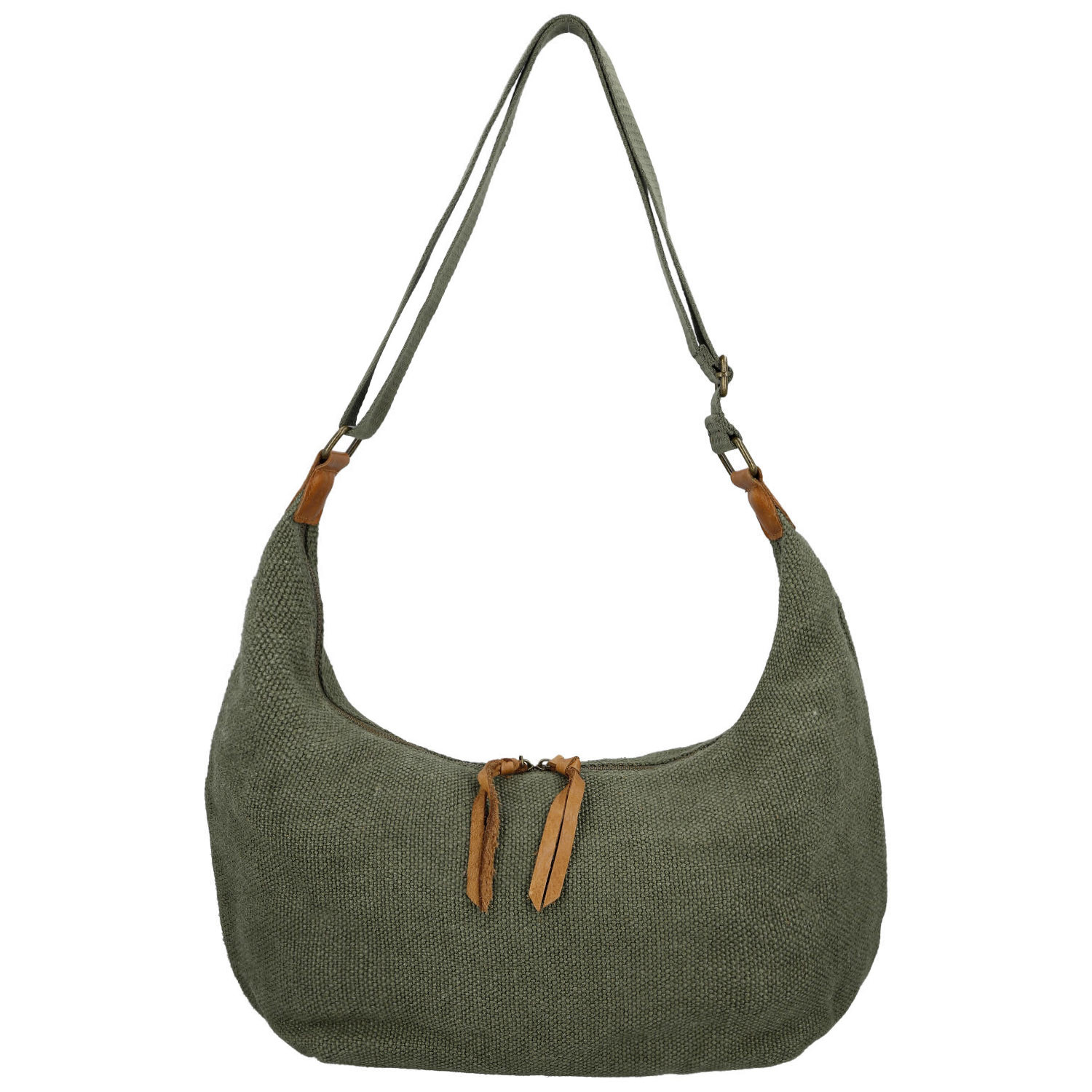 Dámská kabelka přes rameno tmavě zelená - Paolo bags Marita