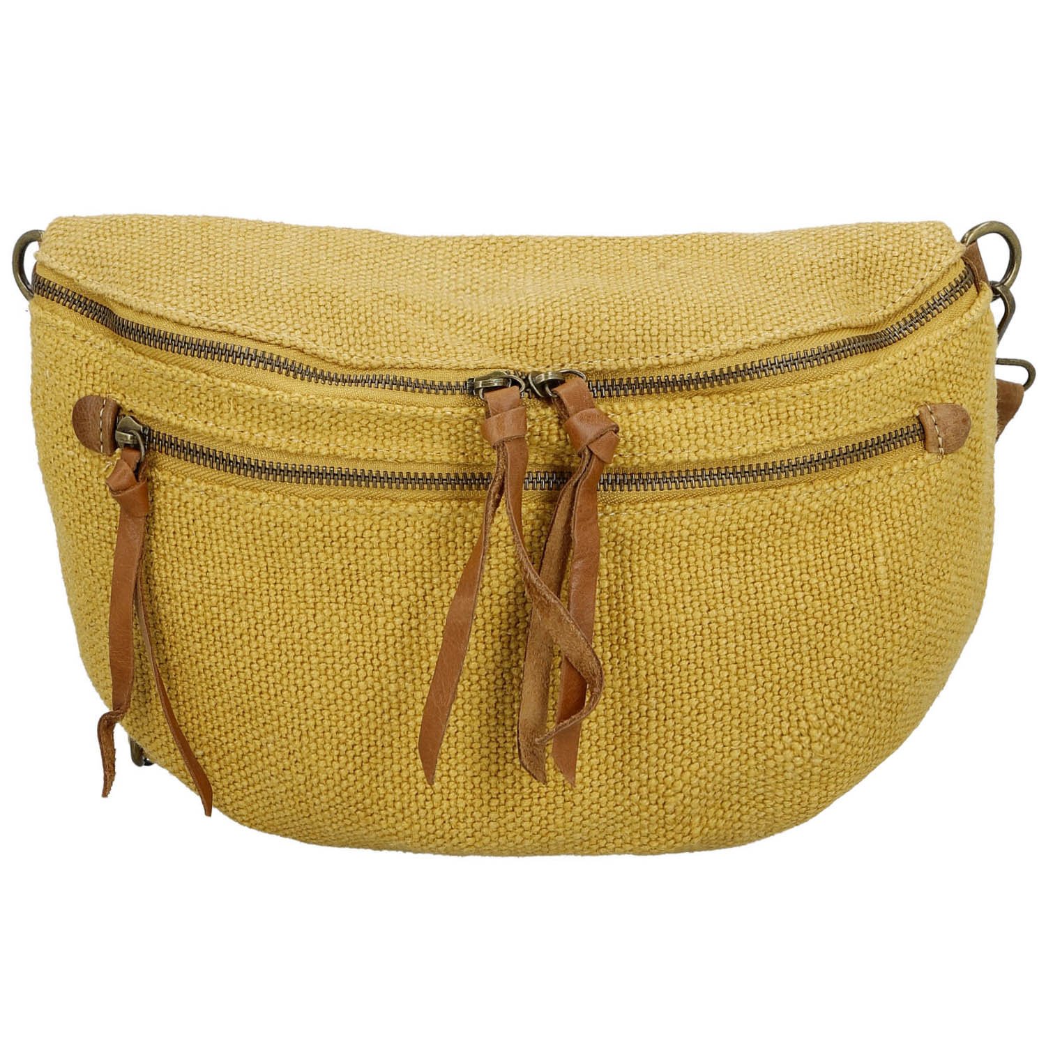 Dámská ledvinka žlutá - Paolo bags Eloise