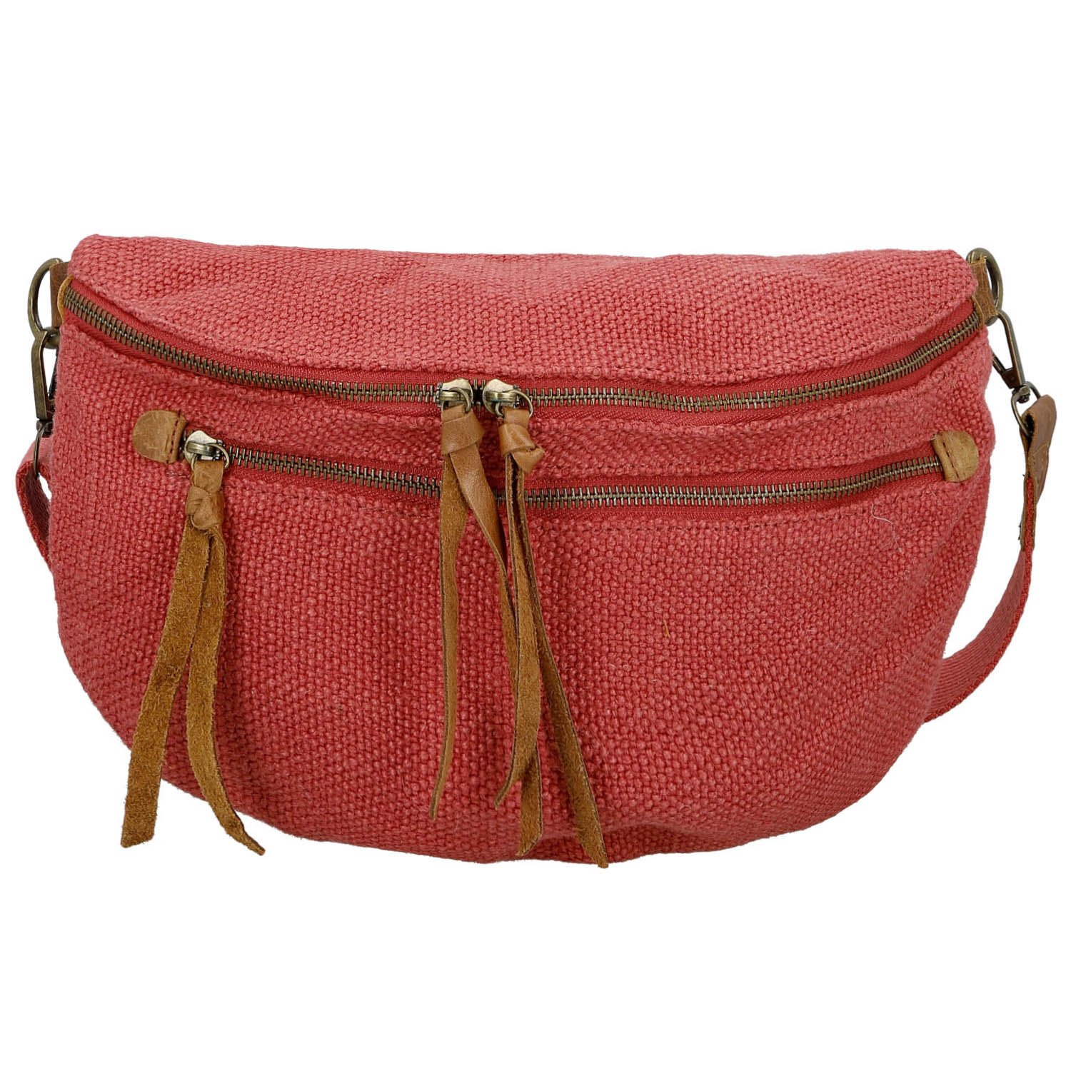 Dámská ledvinka červená - Paolo bags Eloise