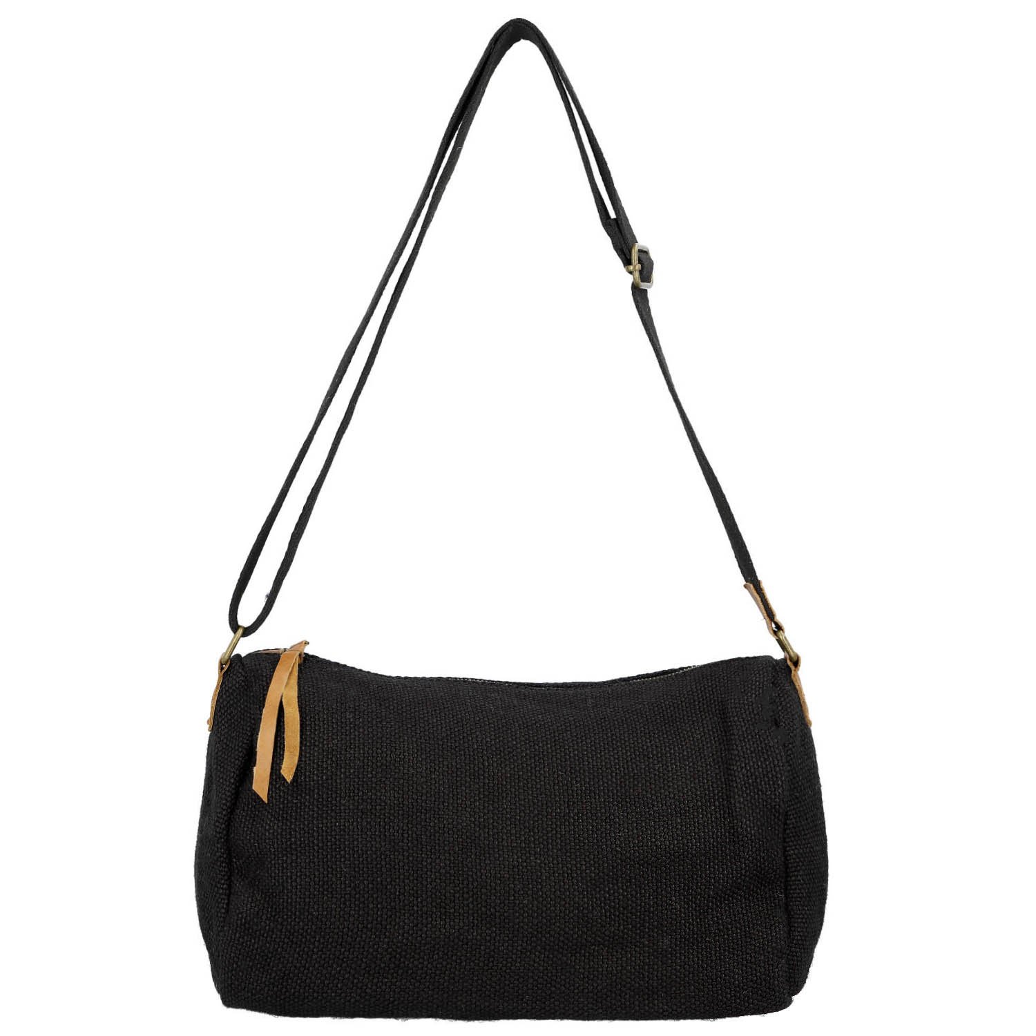 Dámská crossbody kabelka černá - Paolo bags Lajana