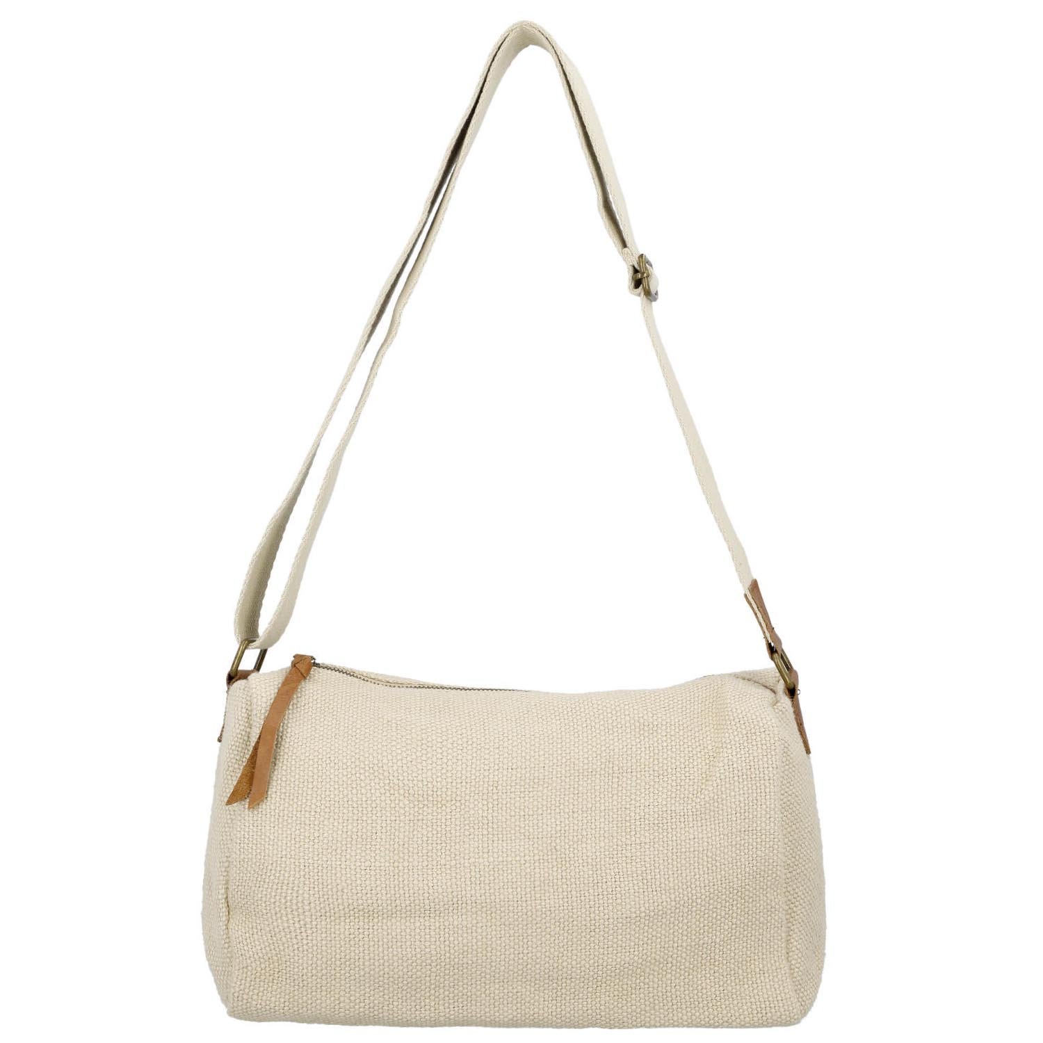 Dámská crossbody kabelka krémová - Paolo bags Lajana