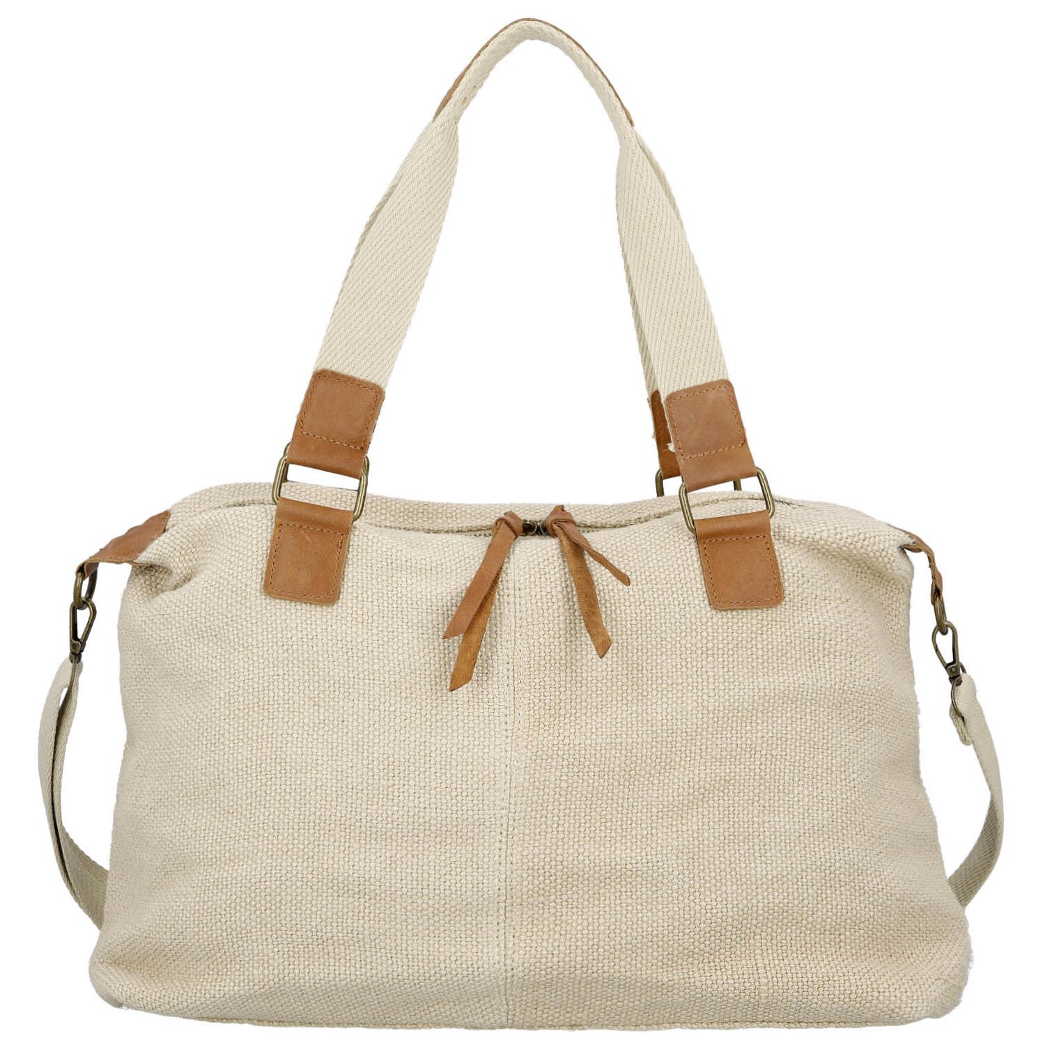 Dámská kabelka přes rameno krémová - Paolo bags Disma