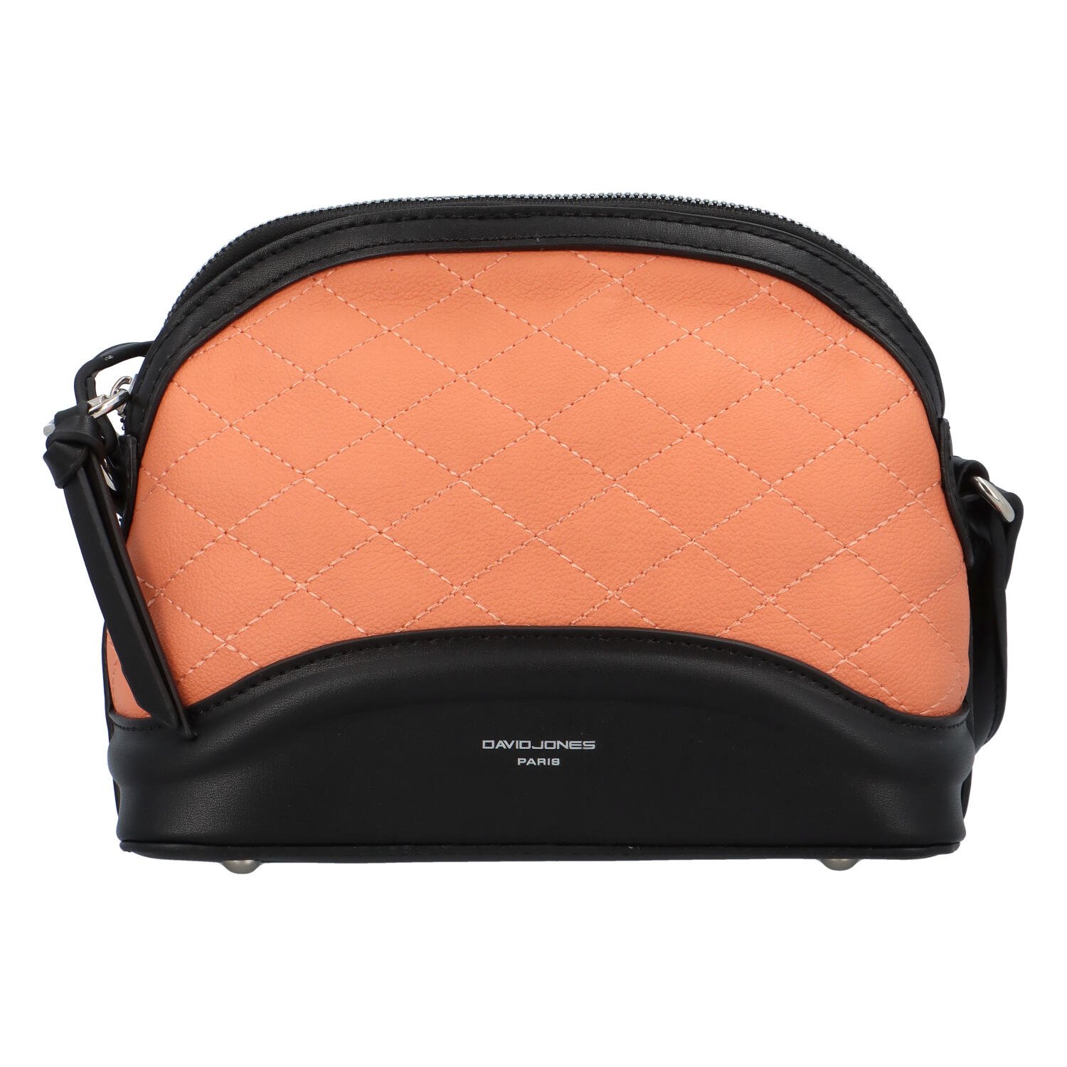 Dámská crossbody kabelka černo korálová - David Jones Sonamy