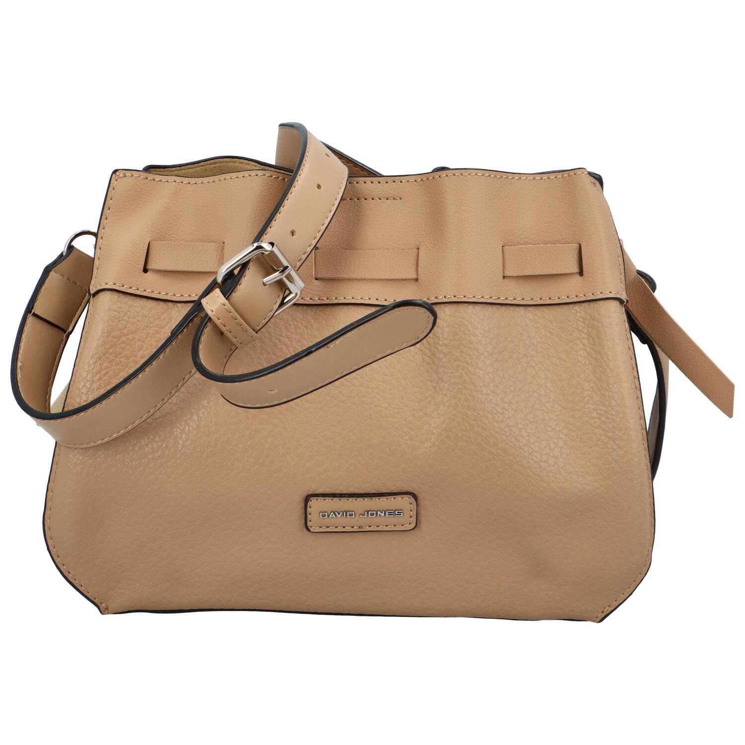 Dámská crossbody kabelka camel - David Jones Afras