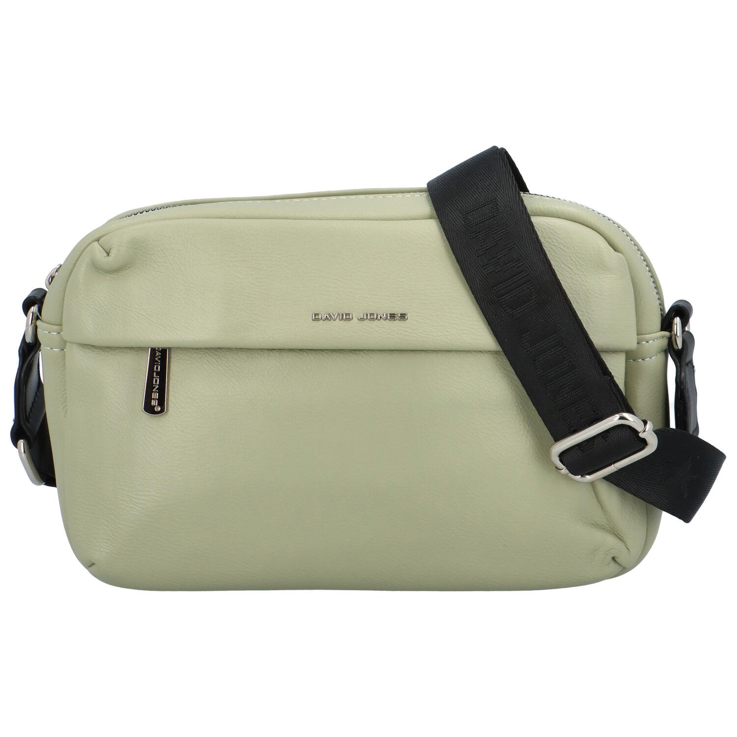 Dámská crossbody kabelka bledě zelená - David Jones Karill